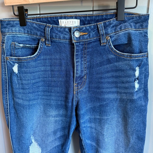 Harper Heritage Mid Rise Skinny Jeans Size 29 - Picture 4 of 13